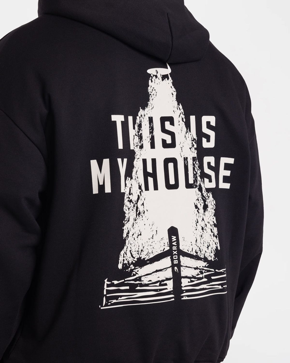 복스로(BOXRAW) This Is My House 오버사이즈 후디 - 남성 M BXRW-U-TIMHOH
