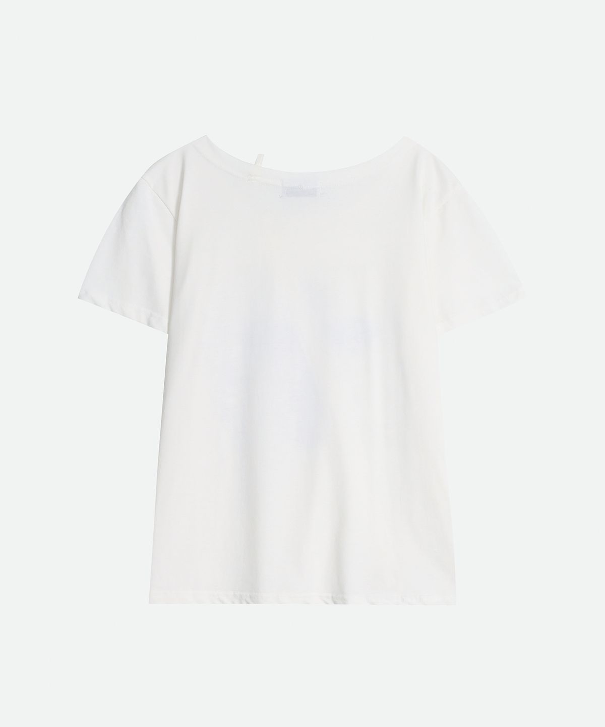 애시메트리(ASYMMETRY) SILENT CROSS SHIRRING TOP / IVORY