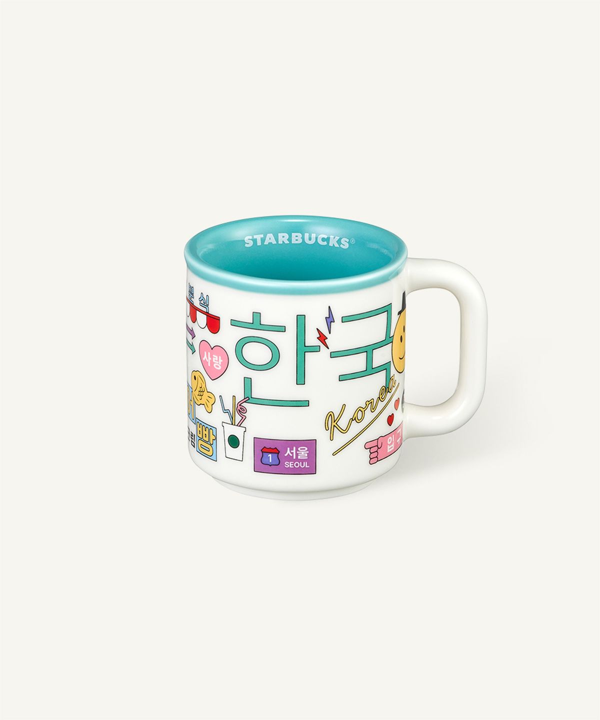스타벅스(STARBUCKS) 한글 데미 머그 89ml