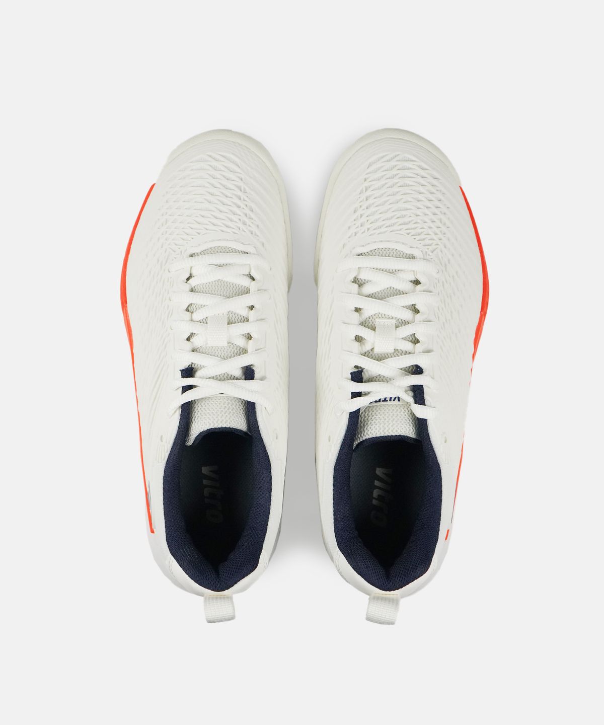 비트로(VITRO) 남녀공용 테니스화 체스터 (OFF WHITE&NEON ORANGE)