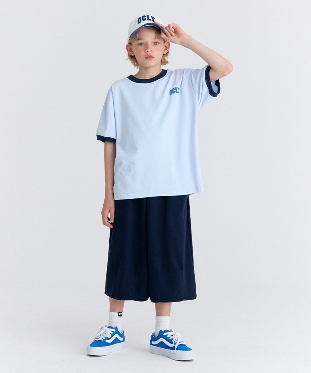 오실롯 주니어(OCELOT JUNIOR) [SET] G1G30 링거 더블버뮤다 (네이비)