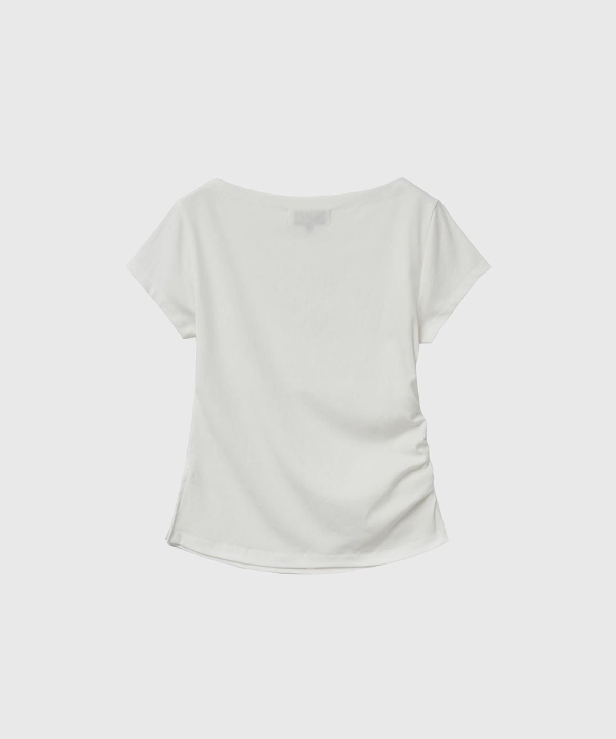 제너럴아이디어(GENERALIDEA) 드레이프 셔링 져지 블라우스 [OFF WHITE] / GF2LTS527