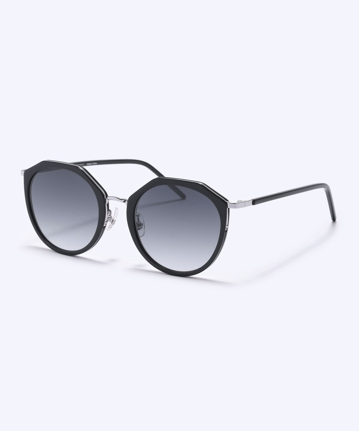 알로아이웨어(ALO EYEWEAR) [SILVERBITE] SBS4601 0911G 마가렛 솔텍스 블랙 선글라스