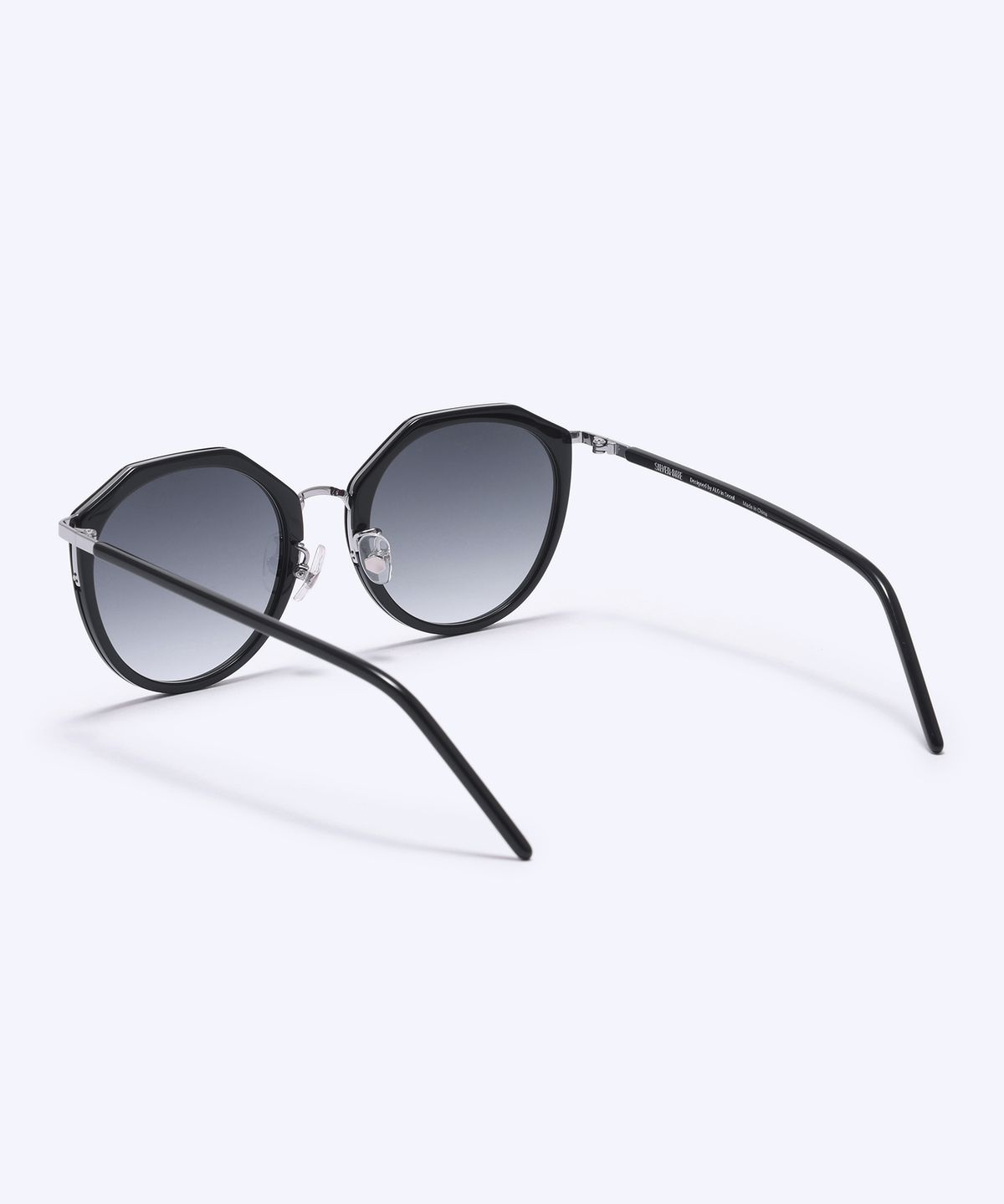 알로아이웨어(ALO EYEWEAR) [SILVERBITE] SBS4601 0911G 마가렛 솔텍스 블랙 선글라스