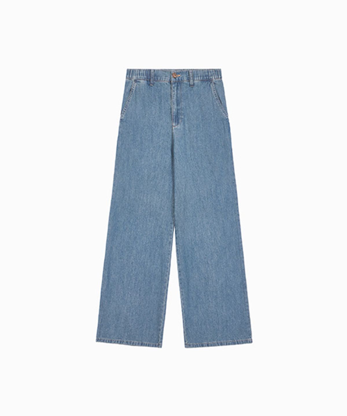 타미힐피거(TOMMY HILFIGER) 데님 라이크 와이드 팬츠 (T22G3WPC506WL1B40)