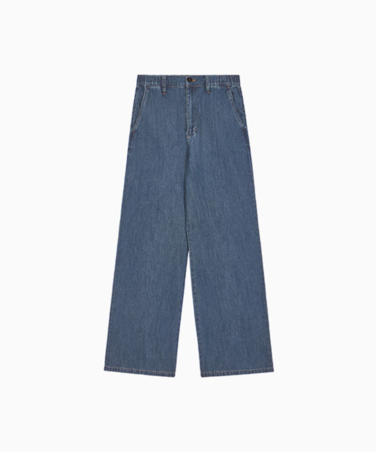 타미힐피거(TOMMY HILFIGER) 데님 라이크 와이드 팬츠 (T22G3WPC506WL1B50)