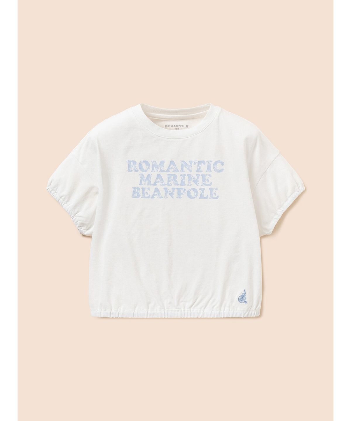 빈폴 키즈(BEANPOLE KIDS) 로고 포인트 저지 블라우스  아이보리 (BI6442G040)