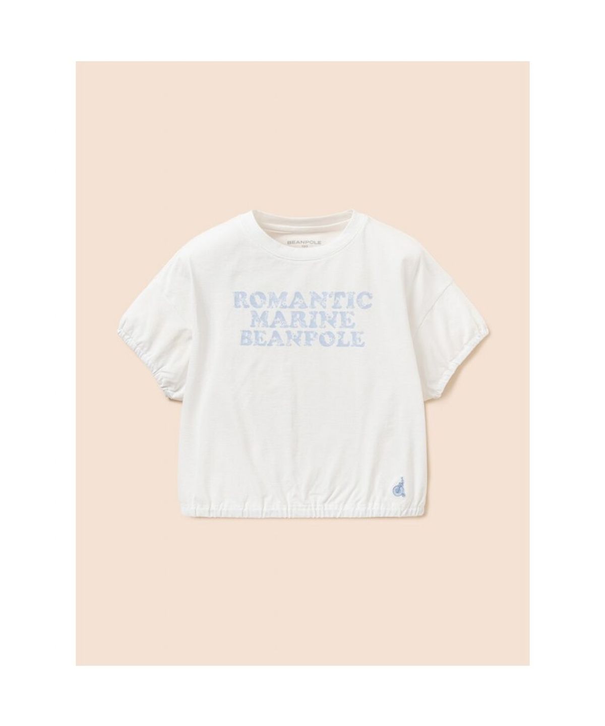 빈폴 키즈(BEANPOLE KIDS) 로고 포인트 저지 블라우스  아이보리 (BI6442G040)
