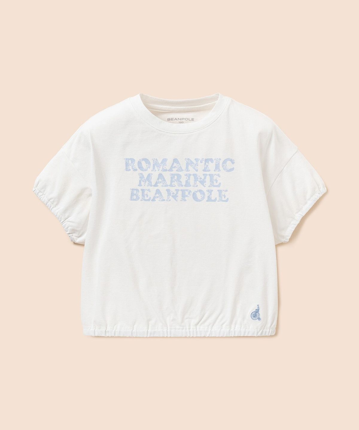 빈폴 키즈(BEANPOLE KIDS) 로고 포인트 저지 블라우스  아이보리 (BI6442G040)