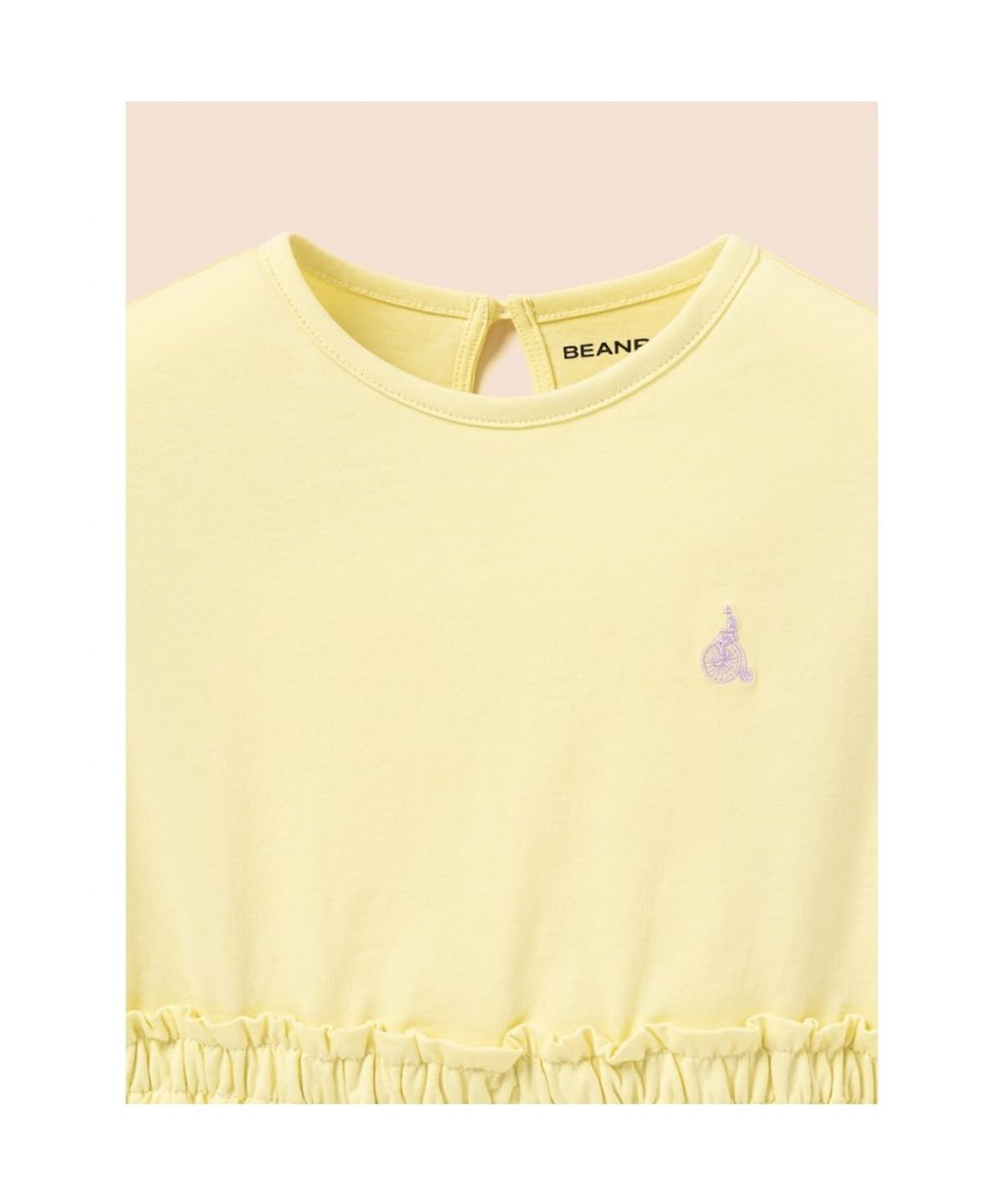 빈폴 키즈(BEANPOLE KIDS) 나야나 솔리드 저지 원피스  옐로우 (BI6471G08E)