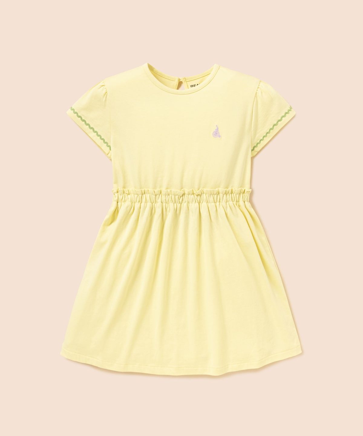 빈폴 키즈(BEANPOLE KIDS) 나야나 솔리드 저지 원피스  옐로우 (BI6471G08E)