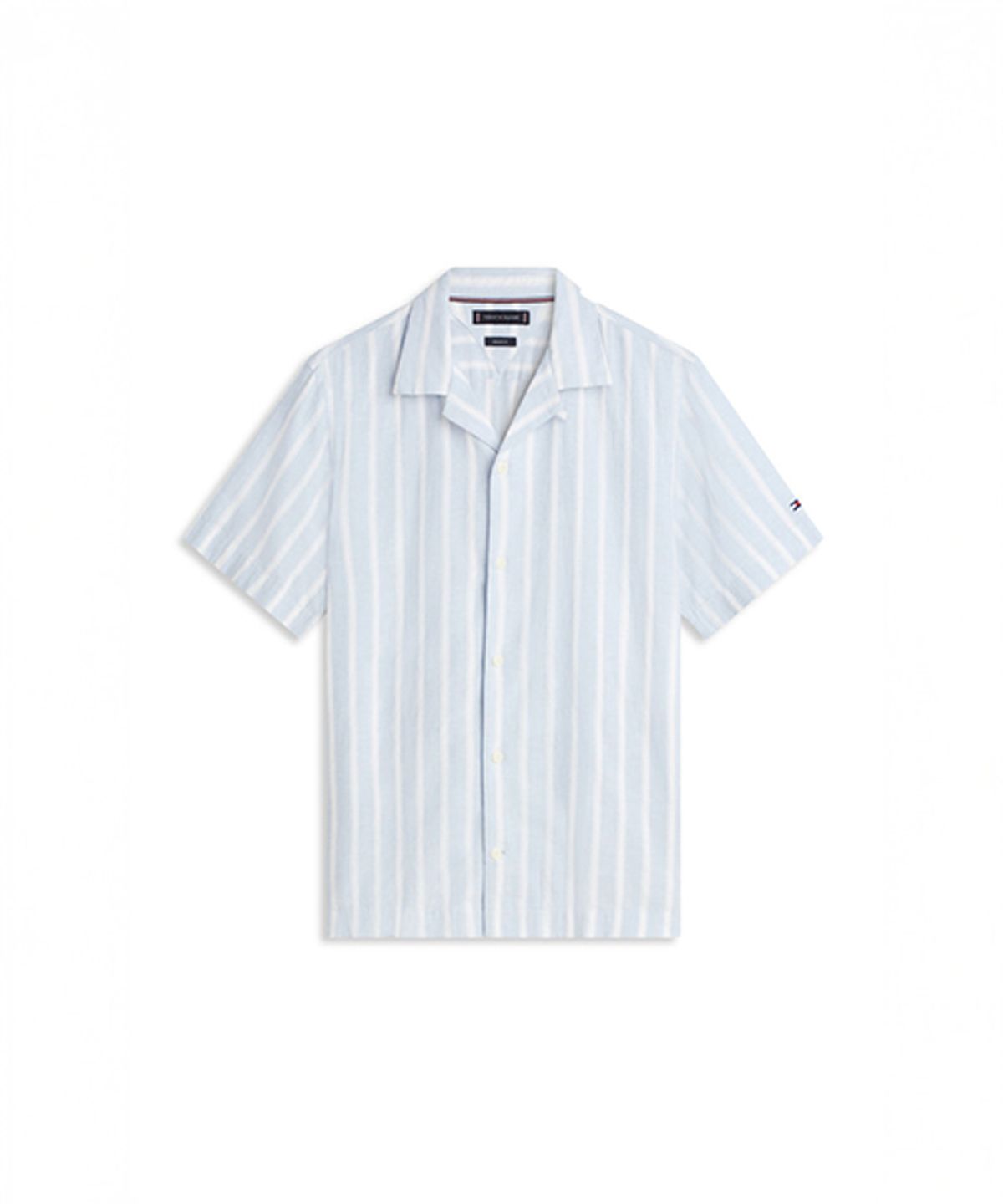 타미힐피거(TOMMY HILFIGER) [Regular fit] 린넨 블렌드 텍스처 스트라이프 셔츠 (T12G3WSH170MT10A5)