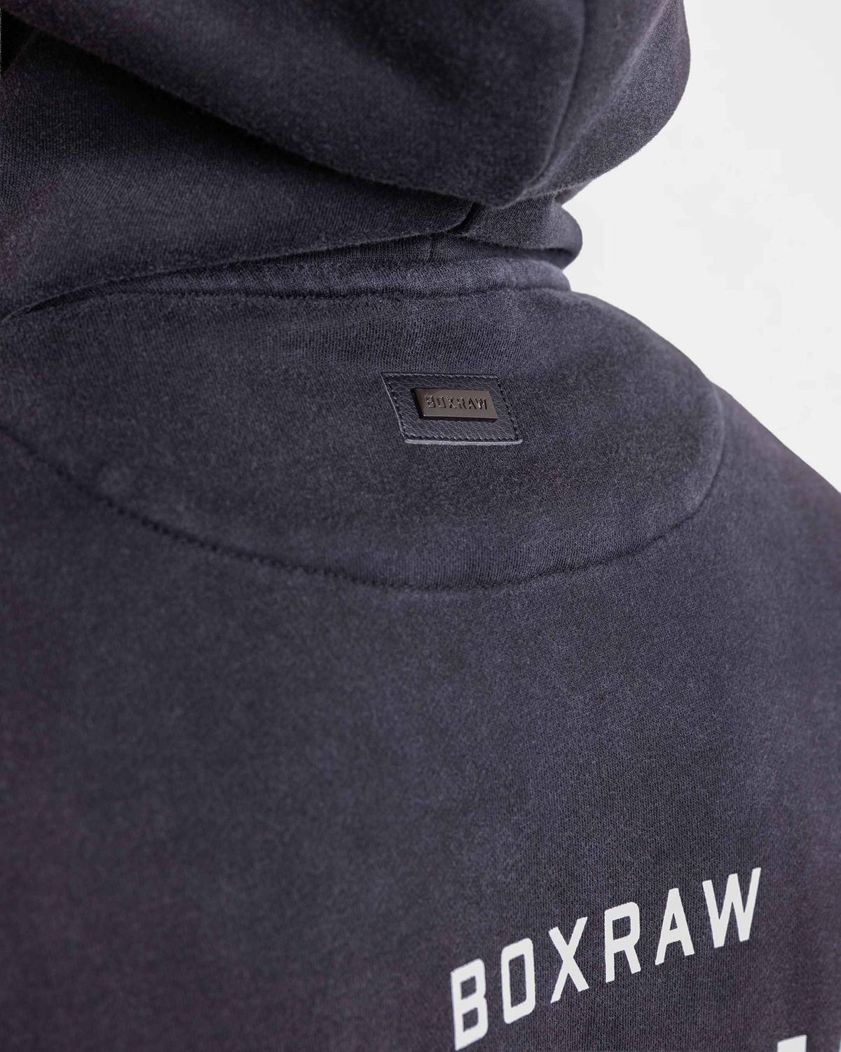 복스로(BOXRAW) 나카타니 x 스파링 클럽 오버사이즈 후디 JUNTO-SCHD [워시드 블랙]