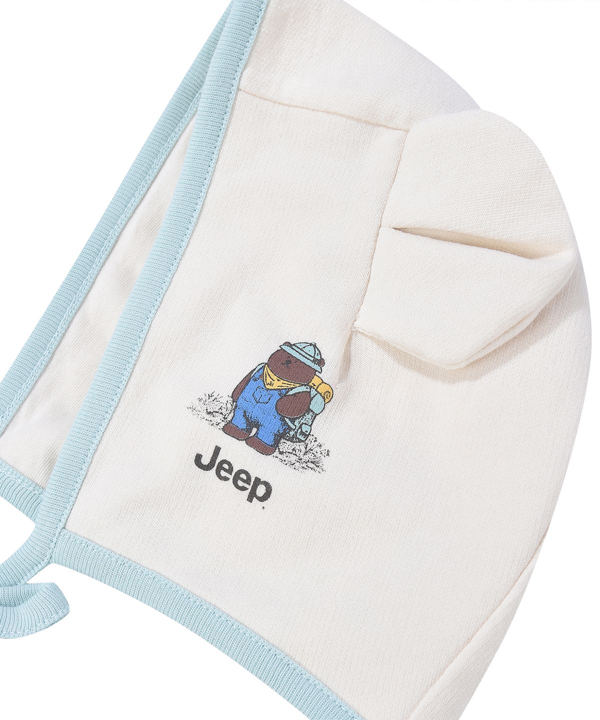 지프키즈(JEEPKIDS) 캠핑 베어 반팔 바디수트 셋트 (KR0TTU102MT)