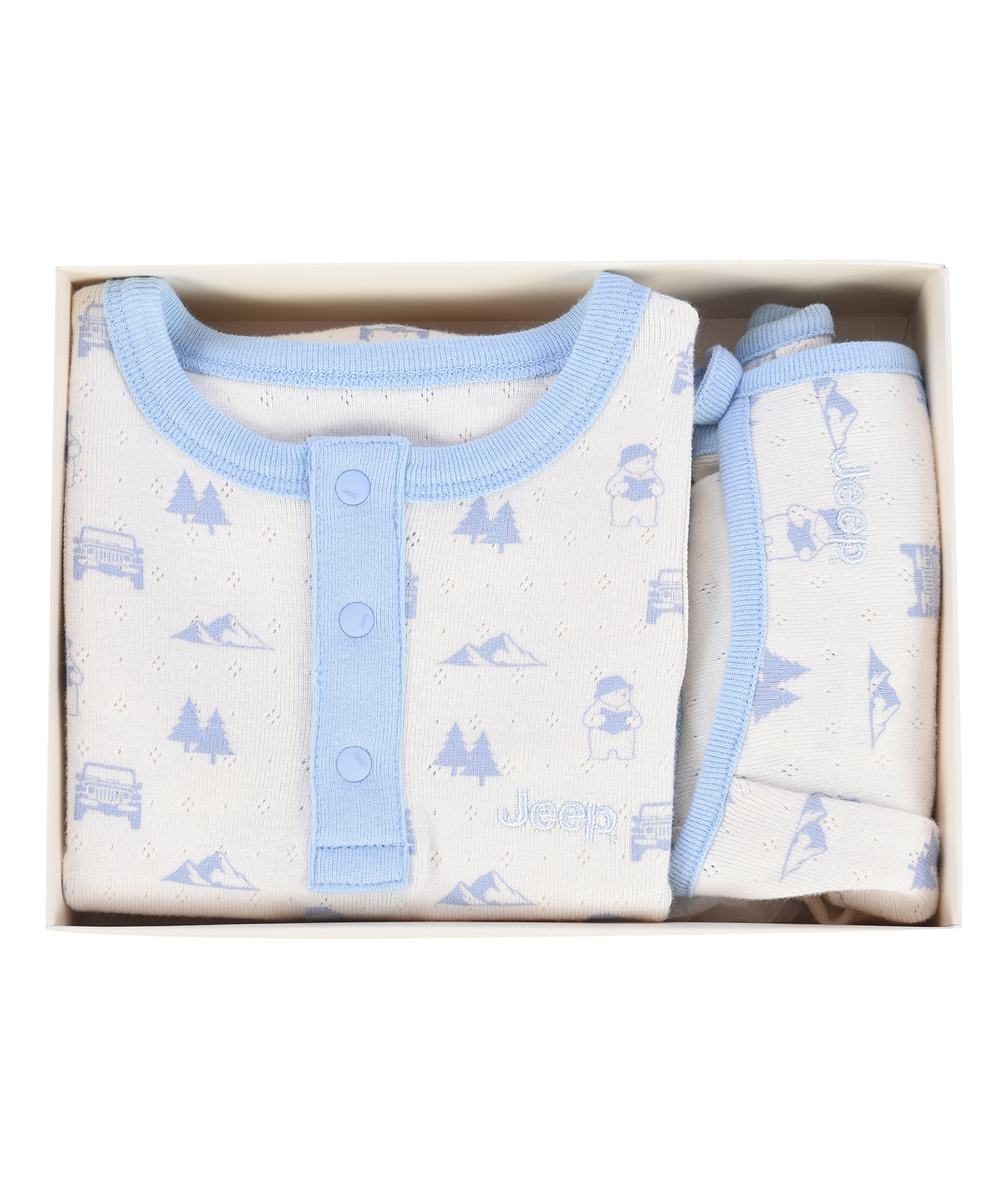 지프키즈(JEEPKIDS) 캠핑 베어 나시 바디수트 셋트 (KR0TTU101PK)