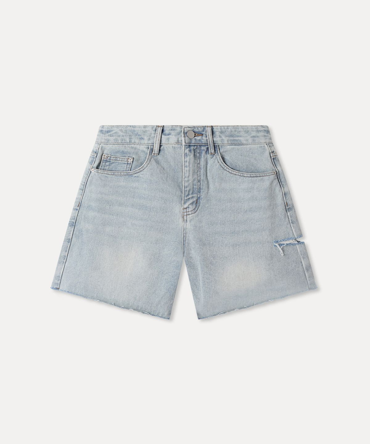 미쏘(MIXXO) 컷오프 데님 쇼츠_MIWTHG52SS