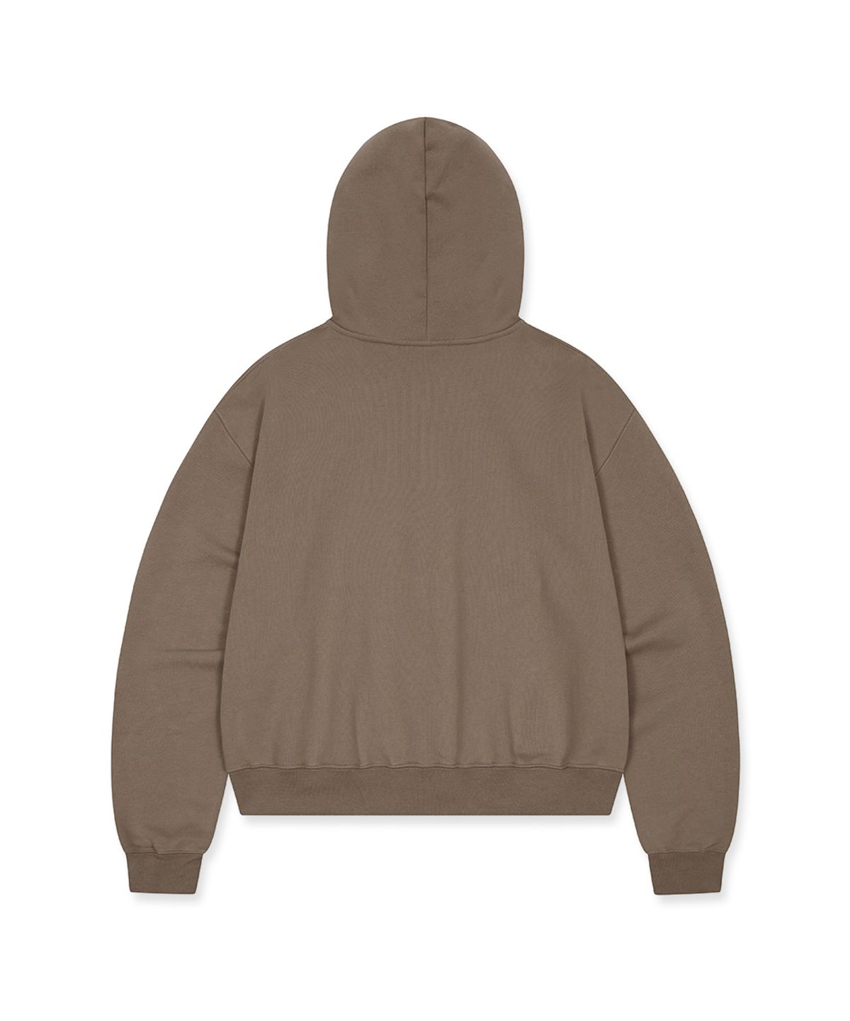 쓰리아이(3IE) MISMATCH ZIP UP HOODIE_BEIGE