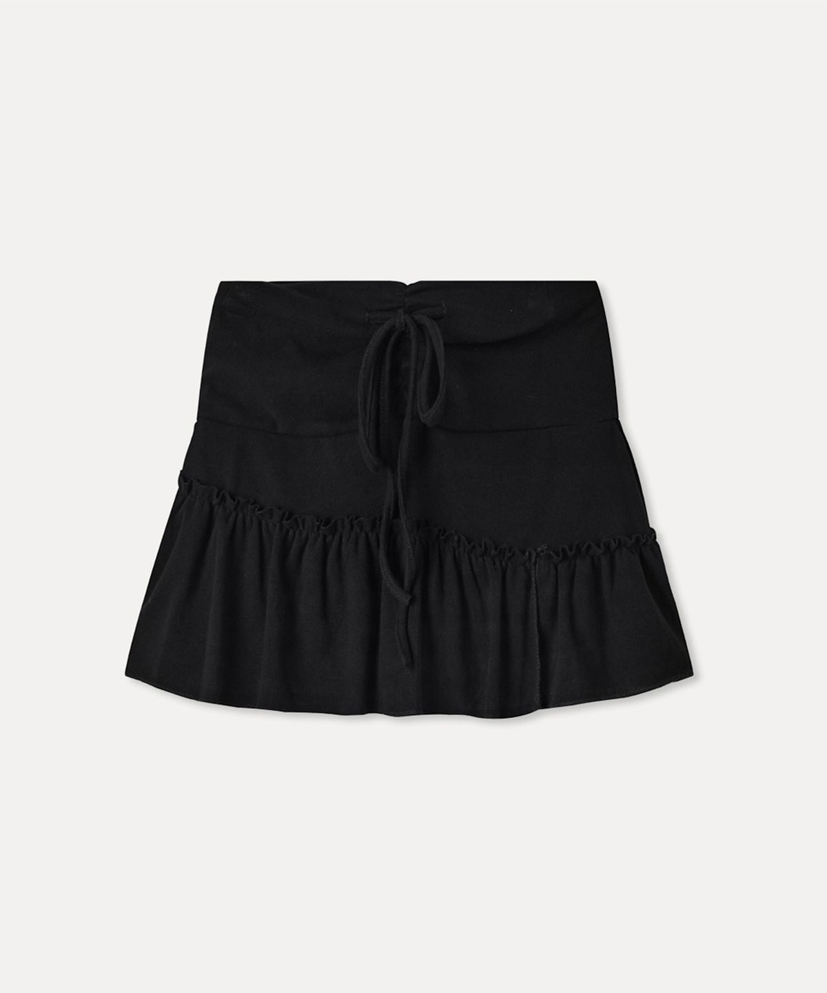 미쏘(MIXXO) 프릴 밴딩 미니스커트_MIWWMG53SS