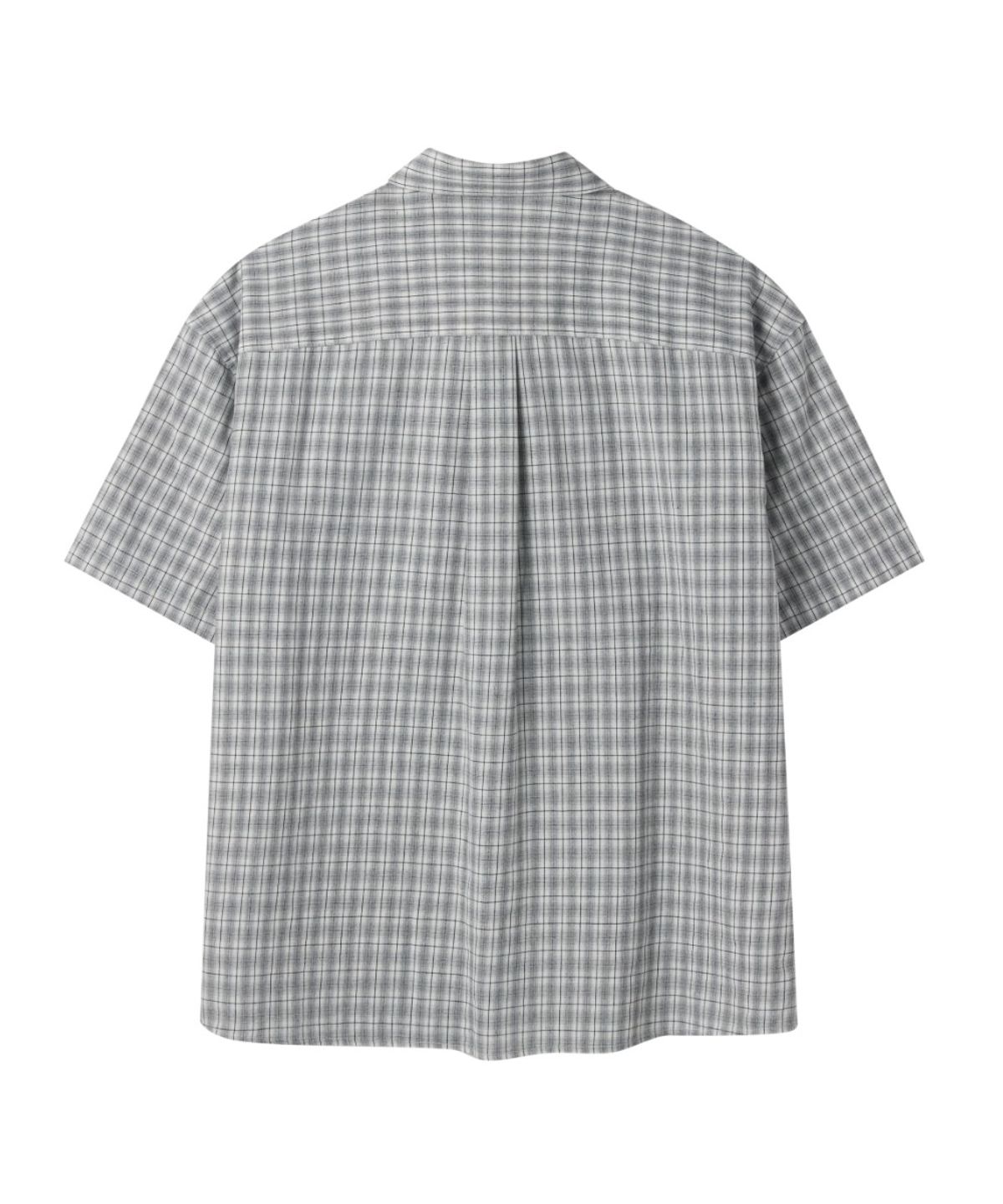 브롬톤 런던(BROMPTON LONDON) HALF CHECK SHIRT - L/GREY (P263USH902)