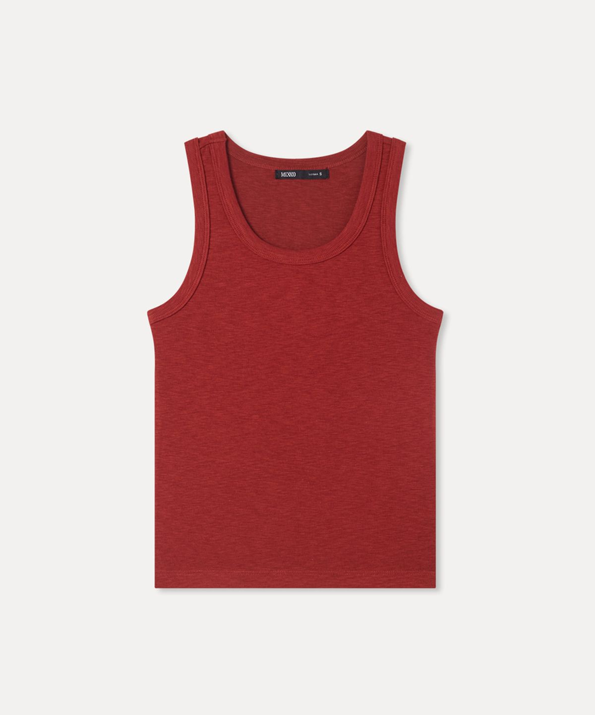 미쏘(MIXXO) 라운드넥 슬리브리스_MIWHNG55SS