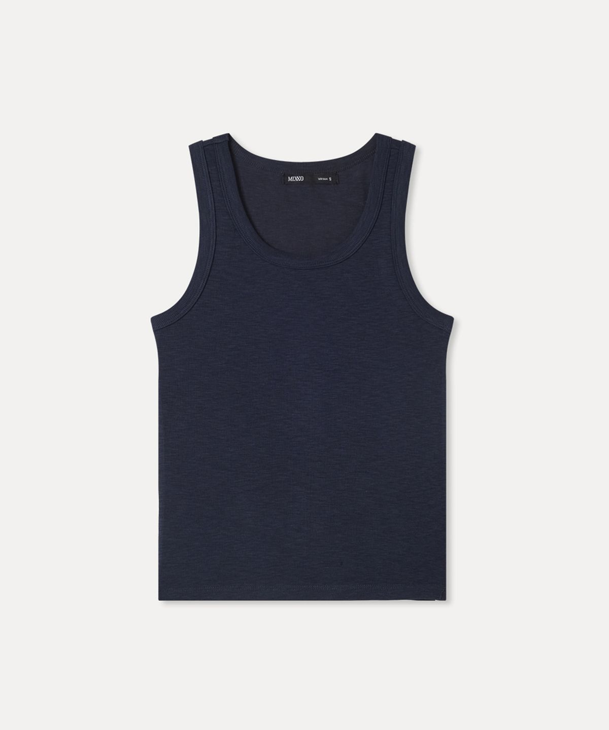 미쏘(MIXXO) 라운드넥 슬리브리스_MIWHNG55SS