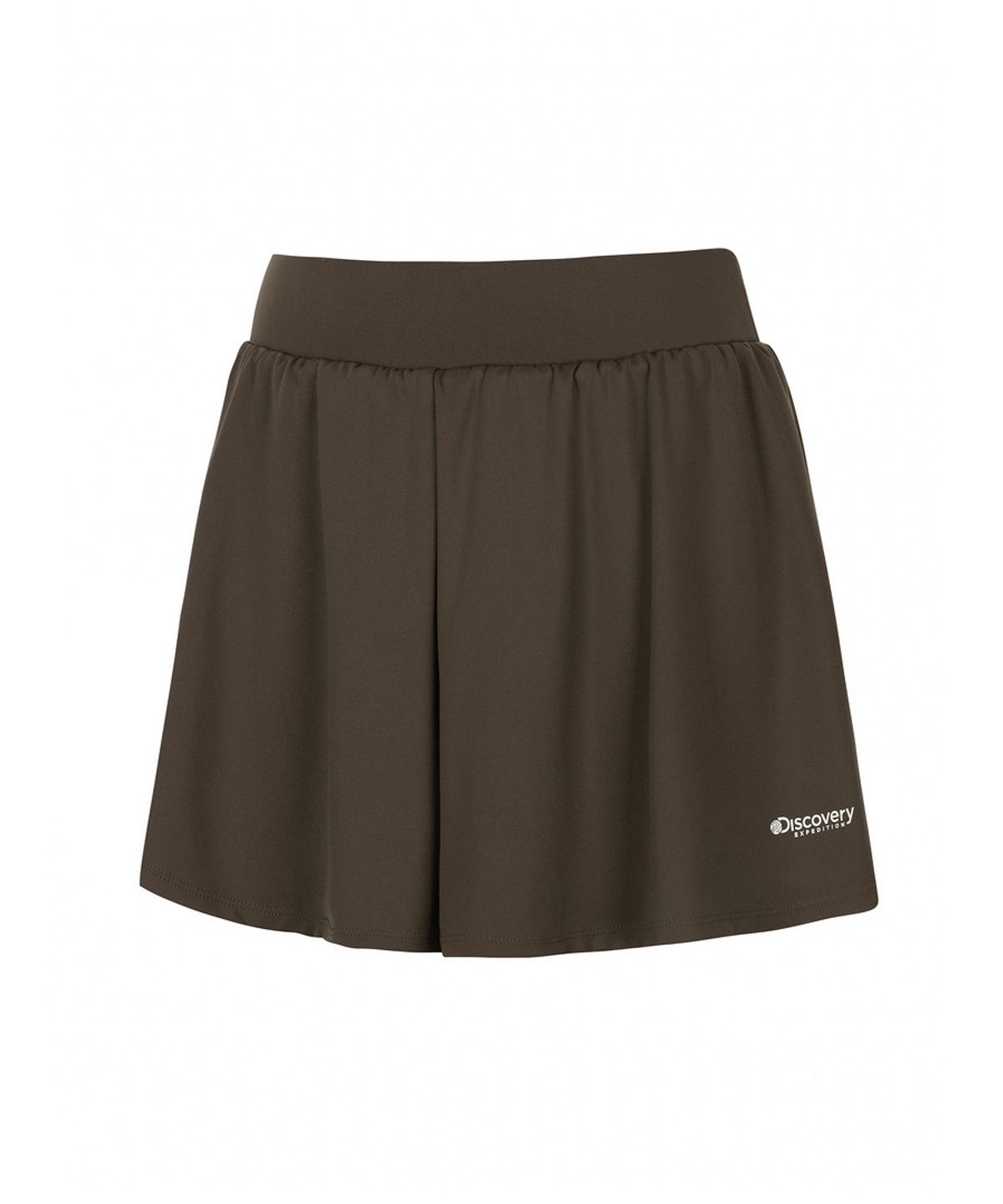 디스커버리 익스페디션(DISCOVERY EXPEDITION) 여성 2IN1 A라인 셋업 쇼츠 (Brown)