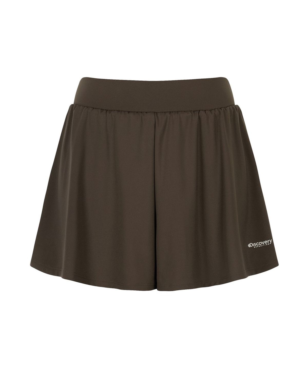 디스커버리 익스페디션(DISCOVERY EXPEDITION) 여성 2IN1 A라인 셋업 쇼츠 (Brown)