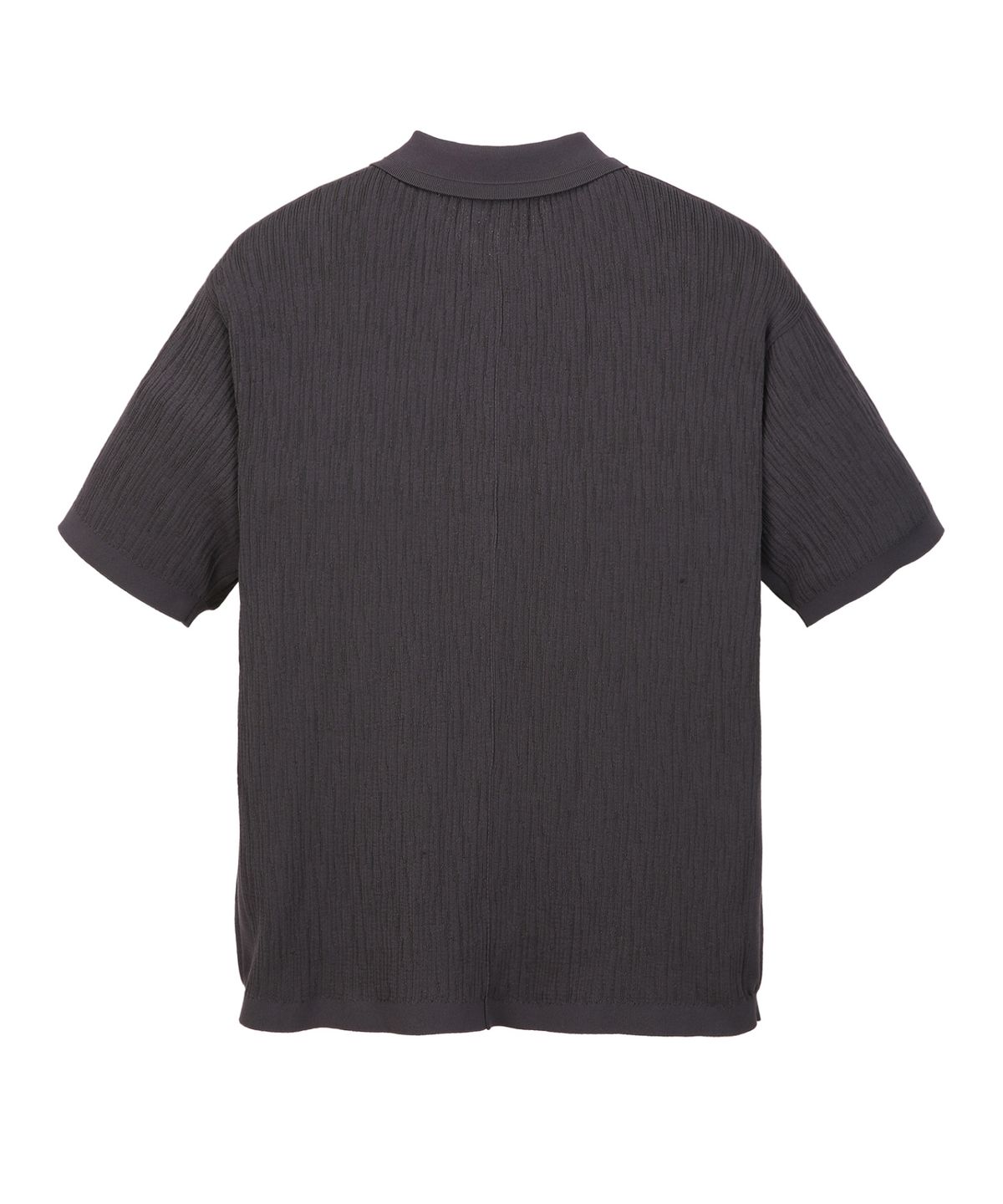 질스튜어트뉴욕 맨(JILLSTUART NEWYORK MEN) 플리츠 카라 가디건 - 다크그레이 (JNSW6B604G3)