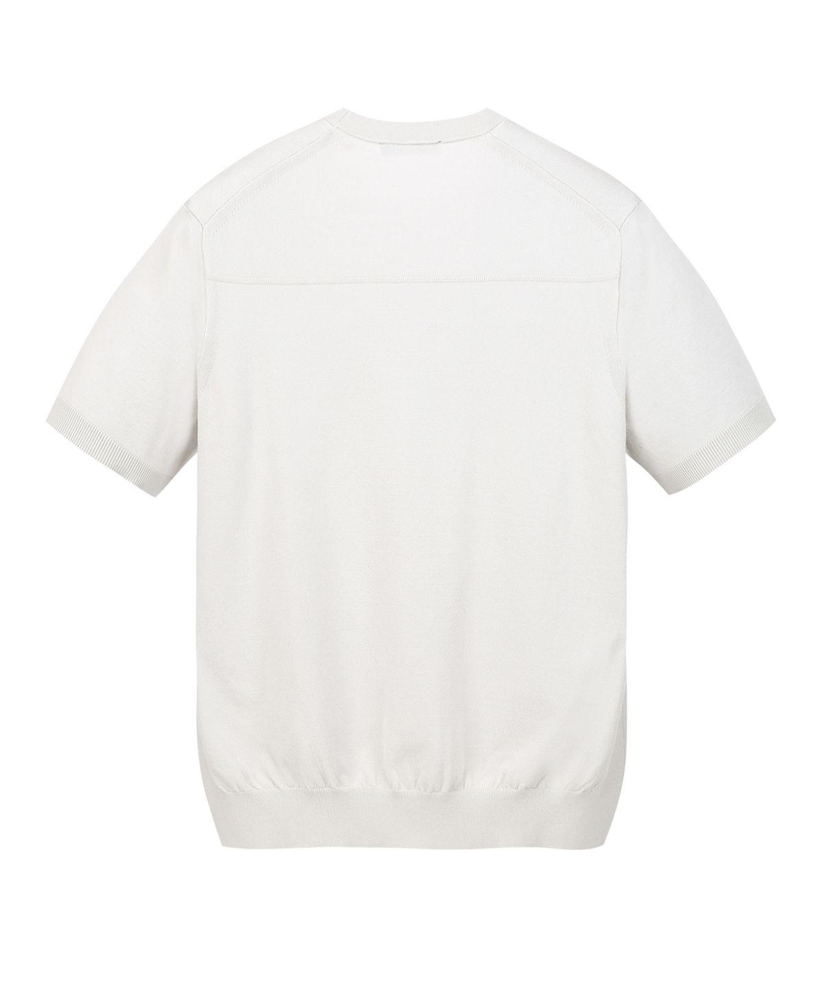 질스튜어트뉴욕 맨(JILLSTUART NEWYORK MEN) 실키 크루넥 니트 - 라이트그레이 (JNSW6B304G1)