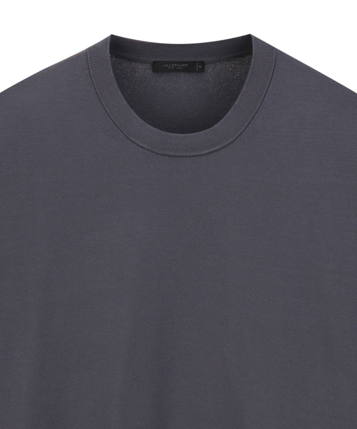 질스튜어트뉴욕 맨(JILLSTUART NEWYORK MEN) 실키 크루넥 니트 - 다크그레이 (JNSW6B304G3)