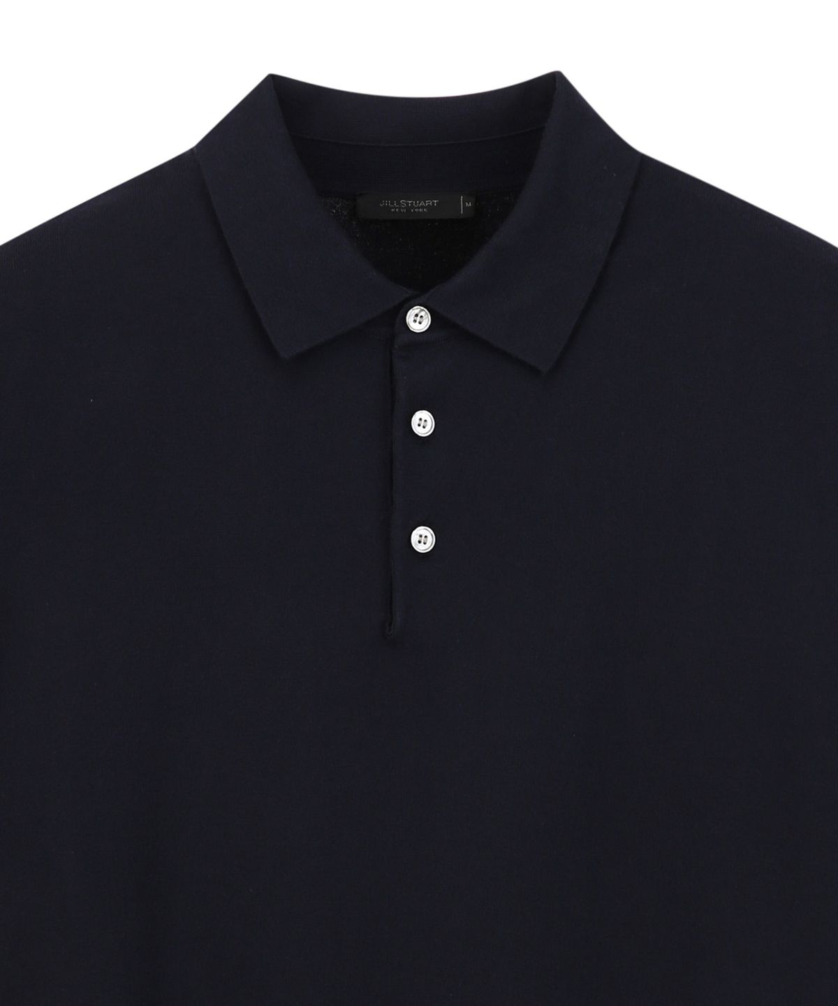 질스튜어트뉴욕 맨(JILLSTUART NEWYORK MEN) 실키 카라 니트 - 다크네이비 (JNSW6B303N3)