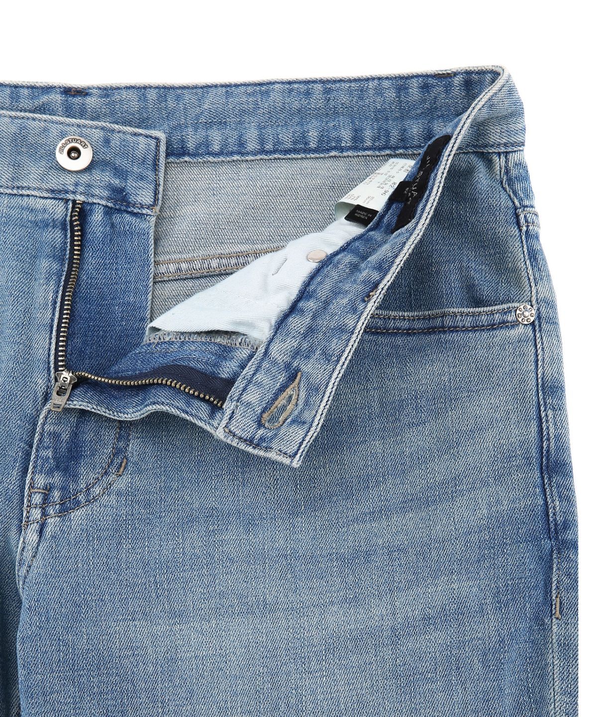 질스튜어트뉴욕 맨(JILLSTUART NEWYORK MEN) 가먼트 다잉 5포켓 팬츠 - 블루 (JNPA6B011B2)