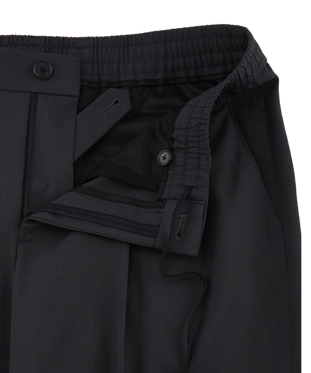 질스튜어트뉴욕 맨(JILLSTUART NEWYORK MEN) 릴렉스 핏 셋업 팬츠 - 차콜그레이 (JNPA6B380CG)