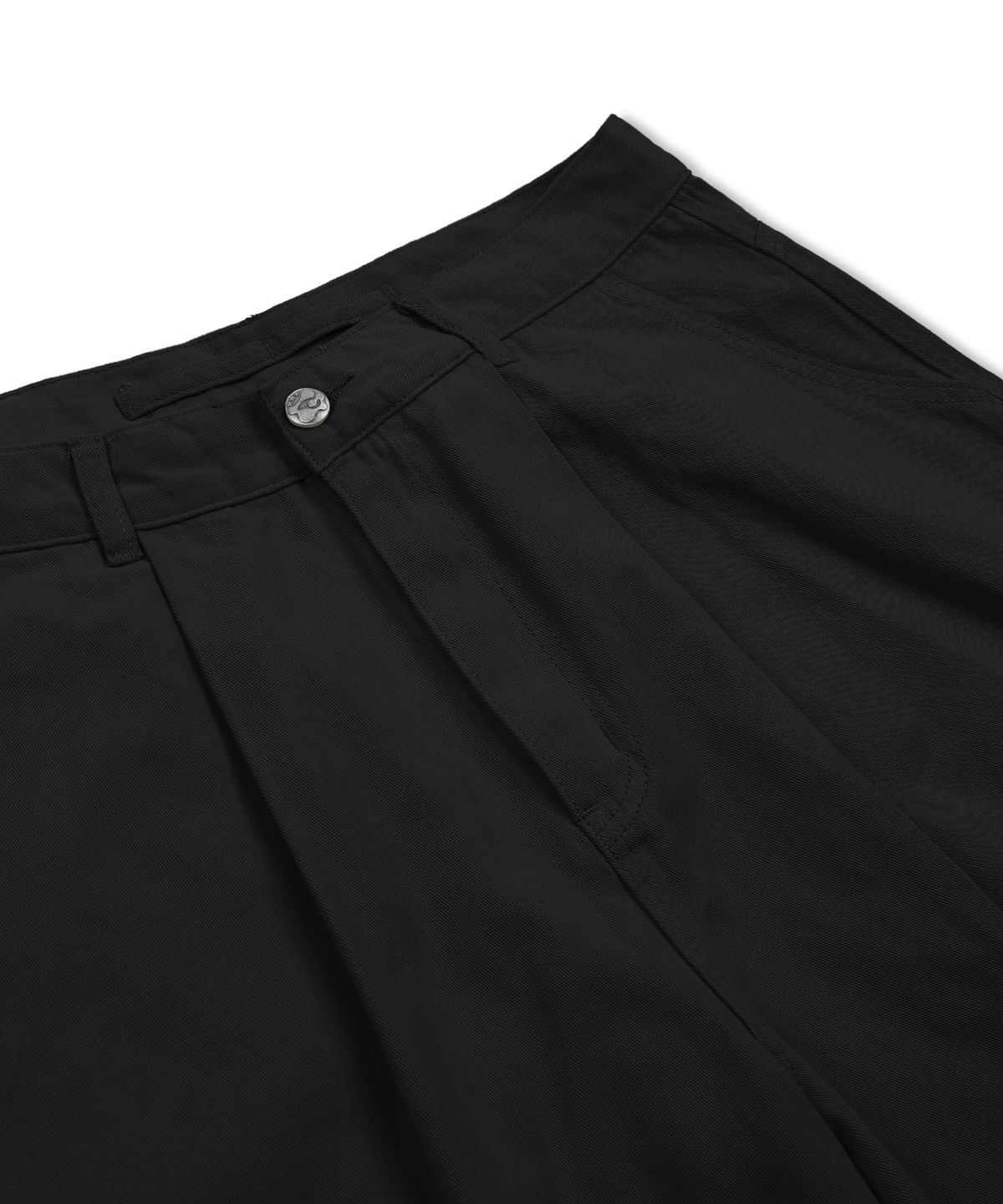 글랙(GLACK) GP190 턴업 가우초 버뮤다 팬츠 (BLACK)