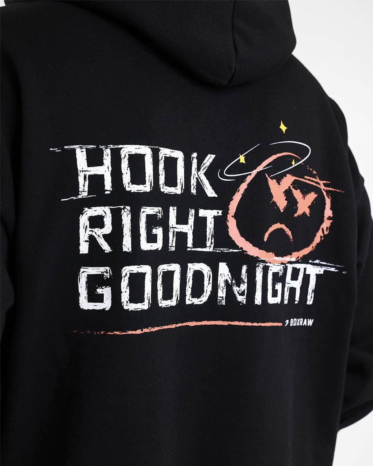 복스로(BOXRAW) Hook Right Goodnight 오버사이즈 후디 - 남성 M BXRW-U-HRGOH
