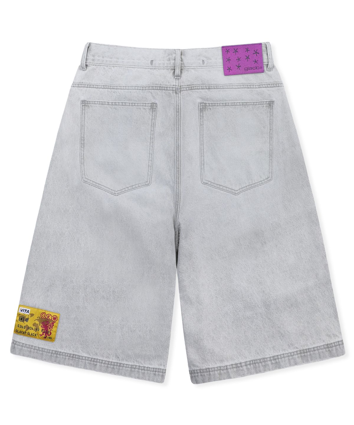 글랙(GLACK) GHP037 308 리디렉션 워시드 데님 팬츠 (BEIGE)
