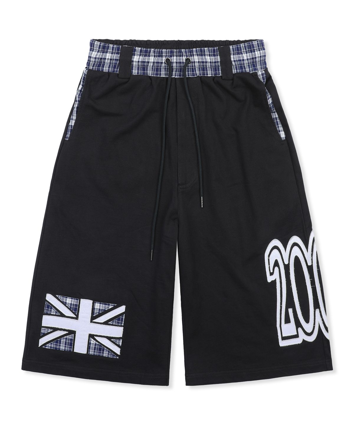 글랙(GLACK) GHP035 UK 밀레니엄 스웻 버뮤다 팬츠 (BLACK)