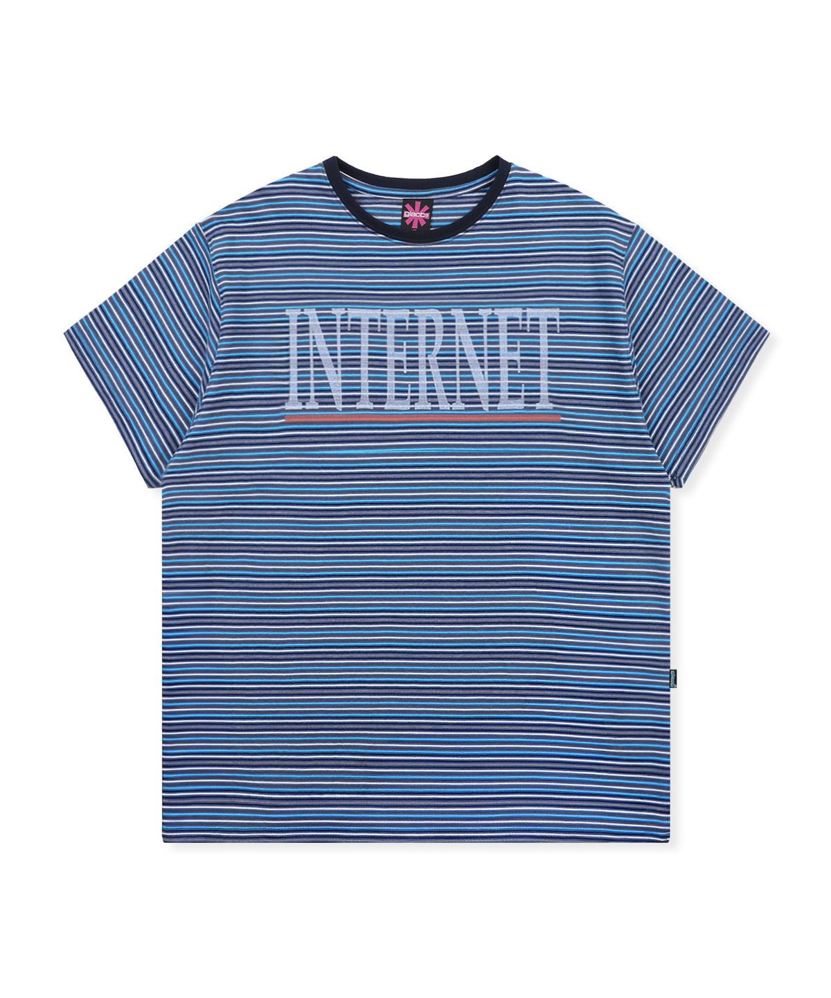 글랙(GLACK) GT169 인터넷 서퍼 스트라이프 티셔츠 (BLUE)