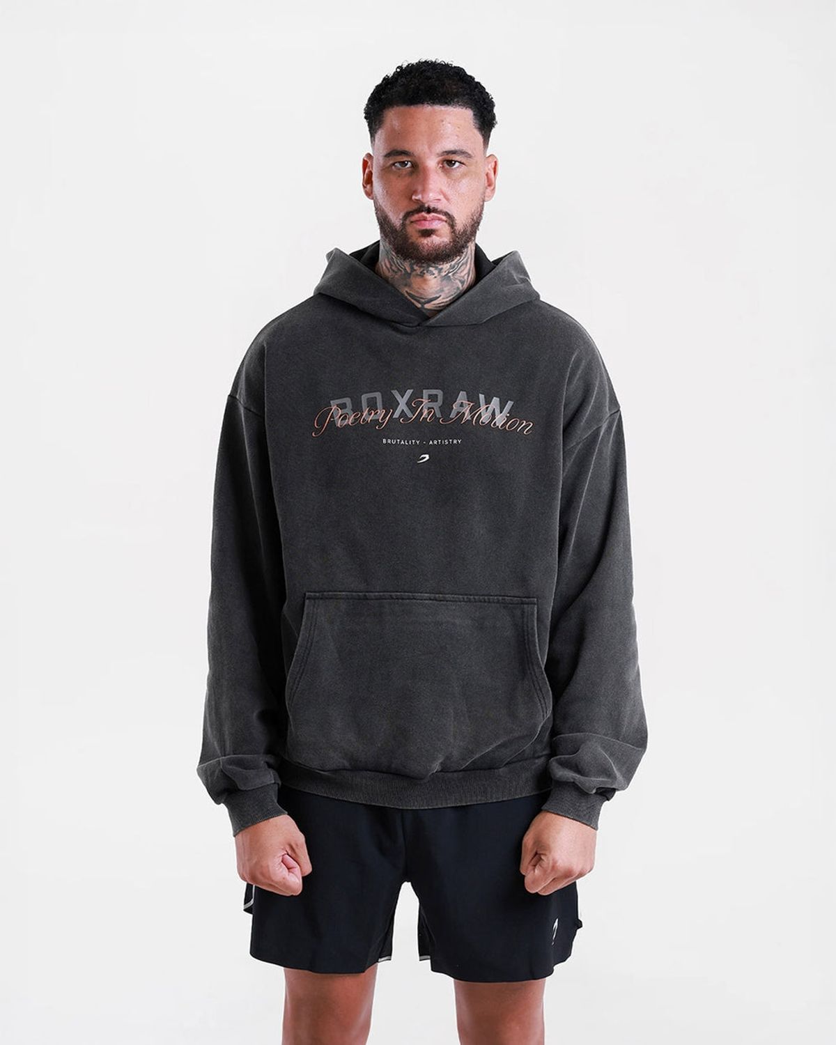 복스로(BOXRAW) Poetry In Motion 오버사이즈 후디 - 남성 M BXRW-U-PIMOH