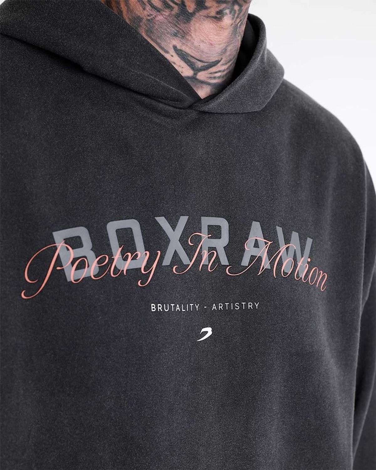 복스로(BOXRAW) Poetry In Motion 오버사이즈 후디 - 남성 M BXRW-U-PIMOH