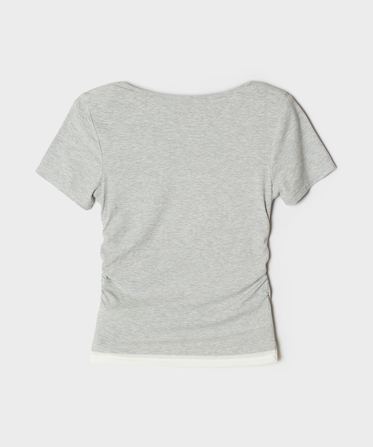 스파오(SPAO) 레이어드 셔링 반팔티_SPRWG25G04