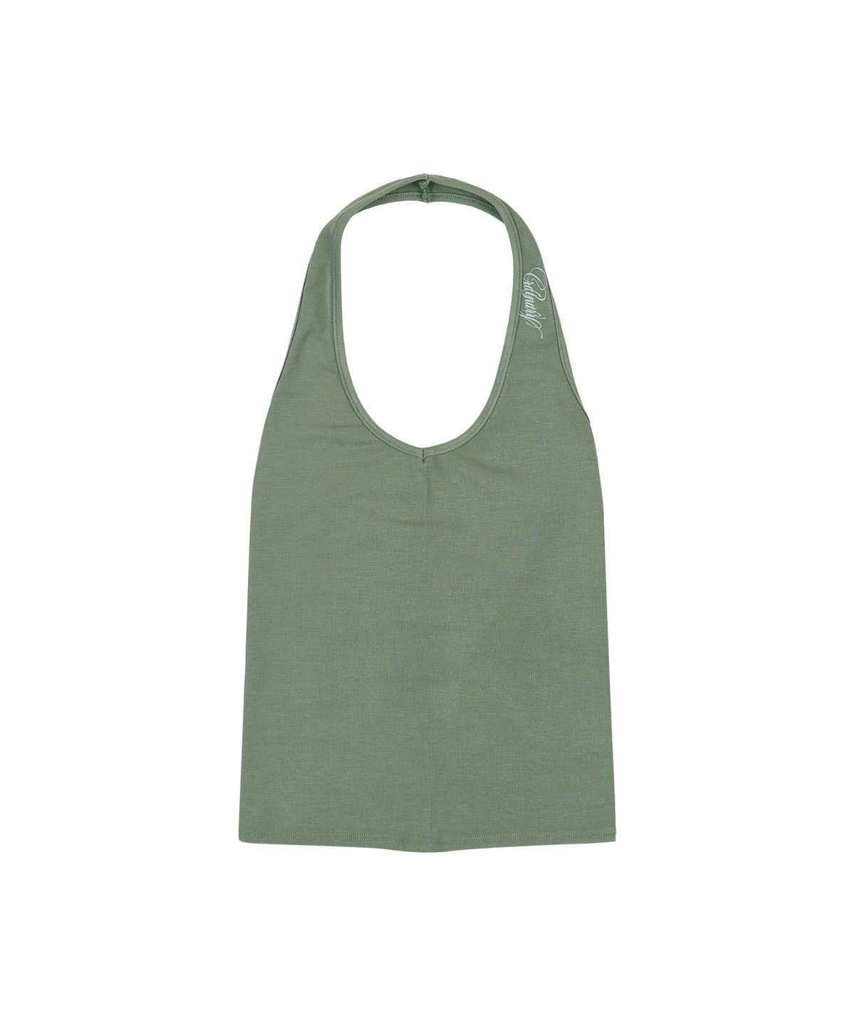 오디너리 홀리데이(ORDINARY HOLIDAY) HALTER LAYERED T-SHIRT SET [LIGHT KHAKI]