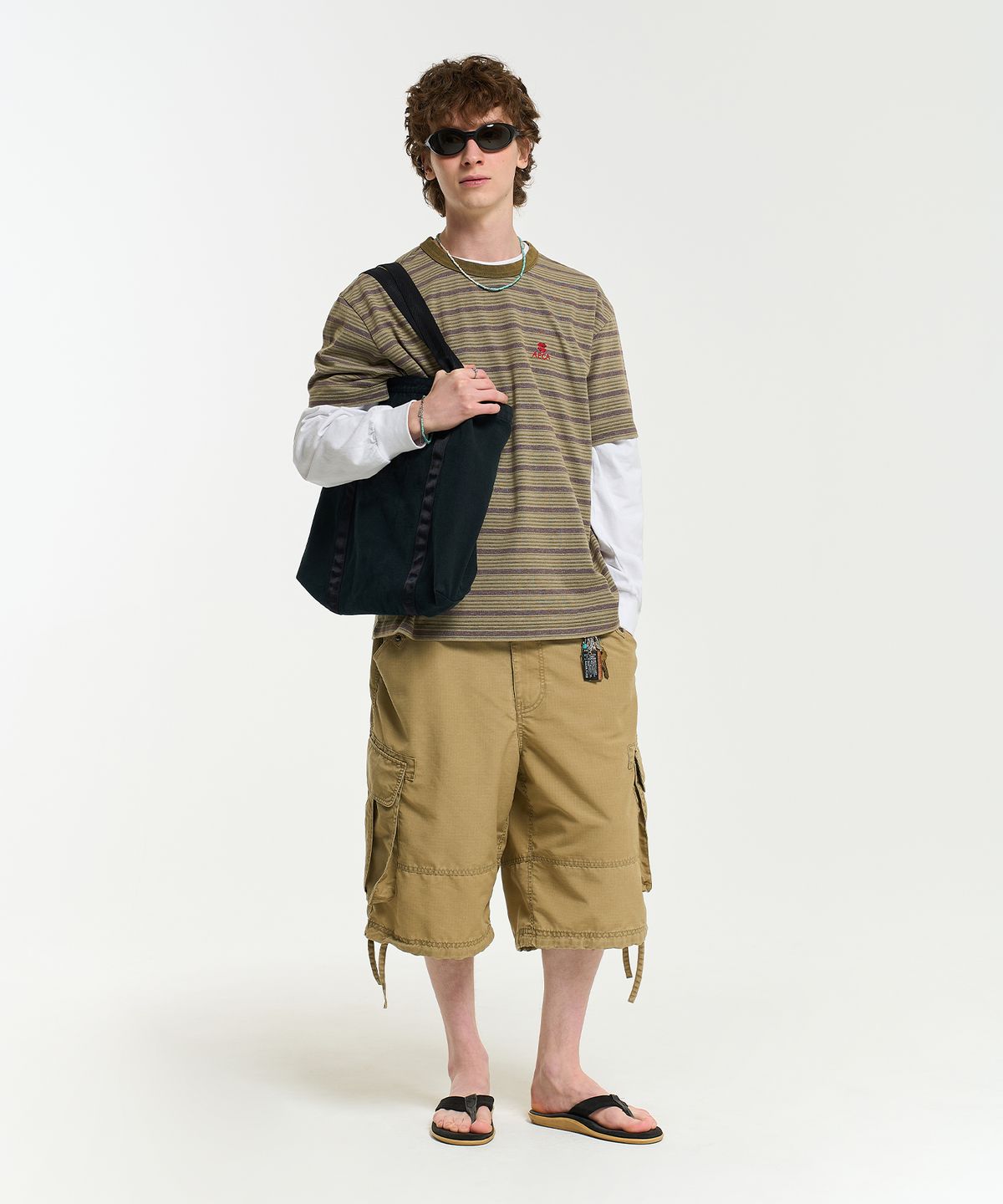 에이카화이트(AECA) RIPSTOP WASHING CARGO SHORTS (2color)