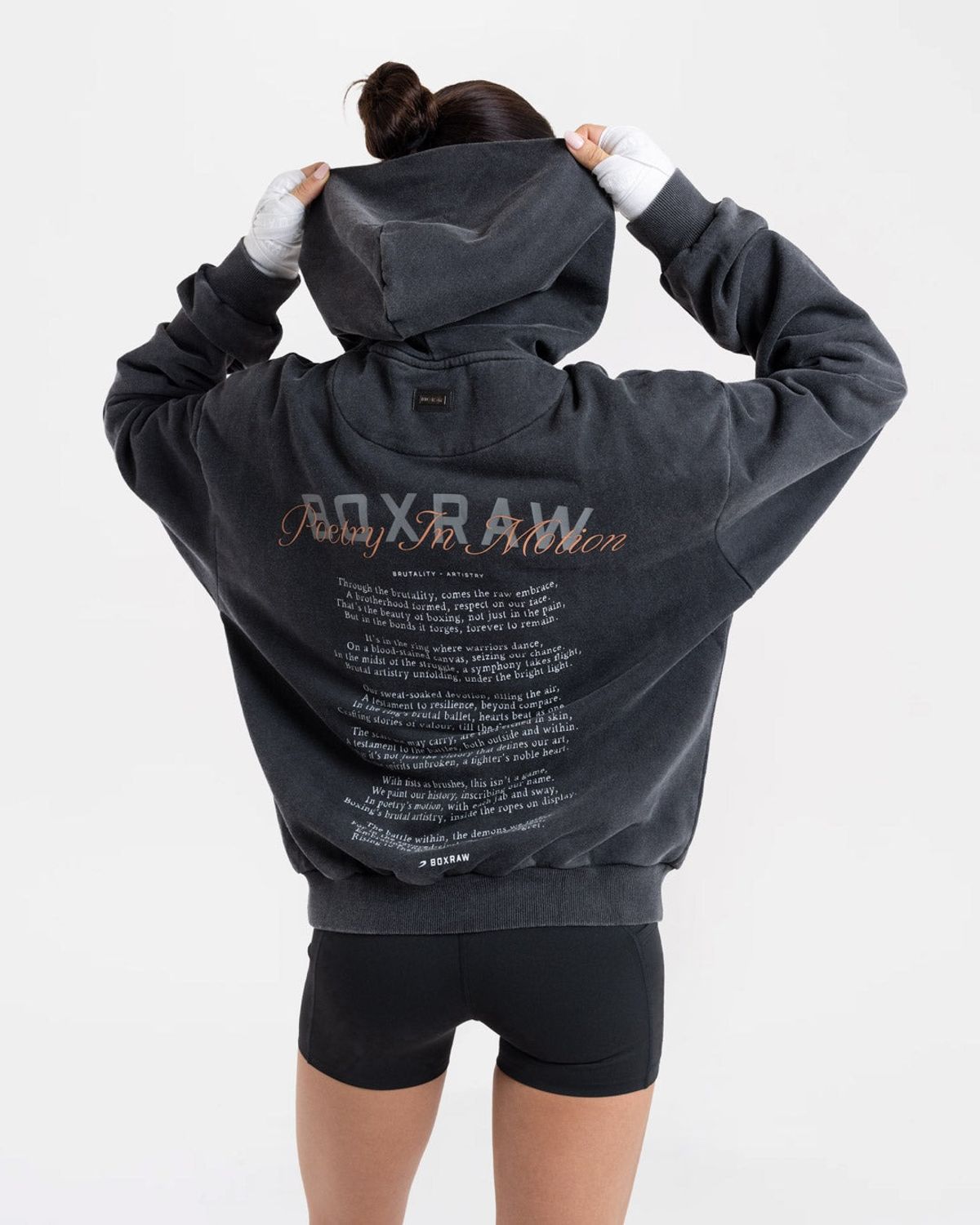 복스로(BOXRAW) Poetry In Motion 오버사이즈 후디 - 여성 W BXRW-U-PIMOH-W