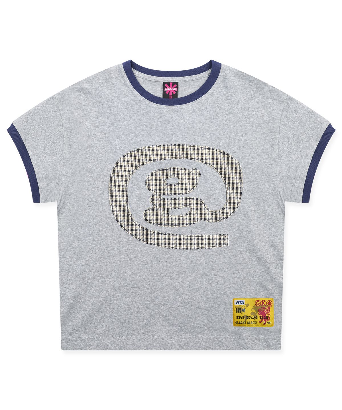 글랙(GLACK) GT181 웰크 사인 링거 티셔츠 (GRAY)