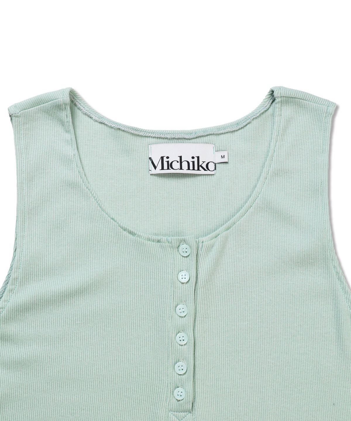미치코런던 코시노(MICHIKO LONDON KOSHINO) 이지 슬리브리스 & 팬츠 세트 민트