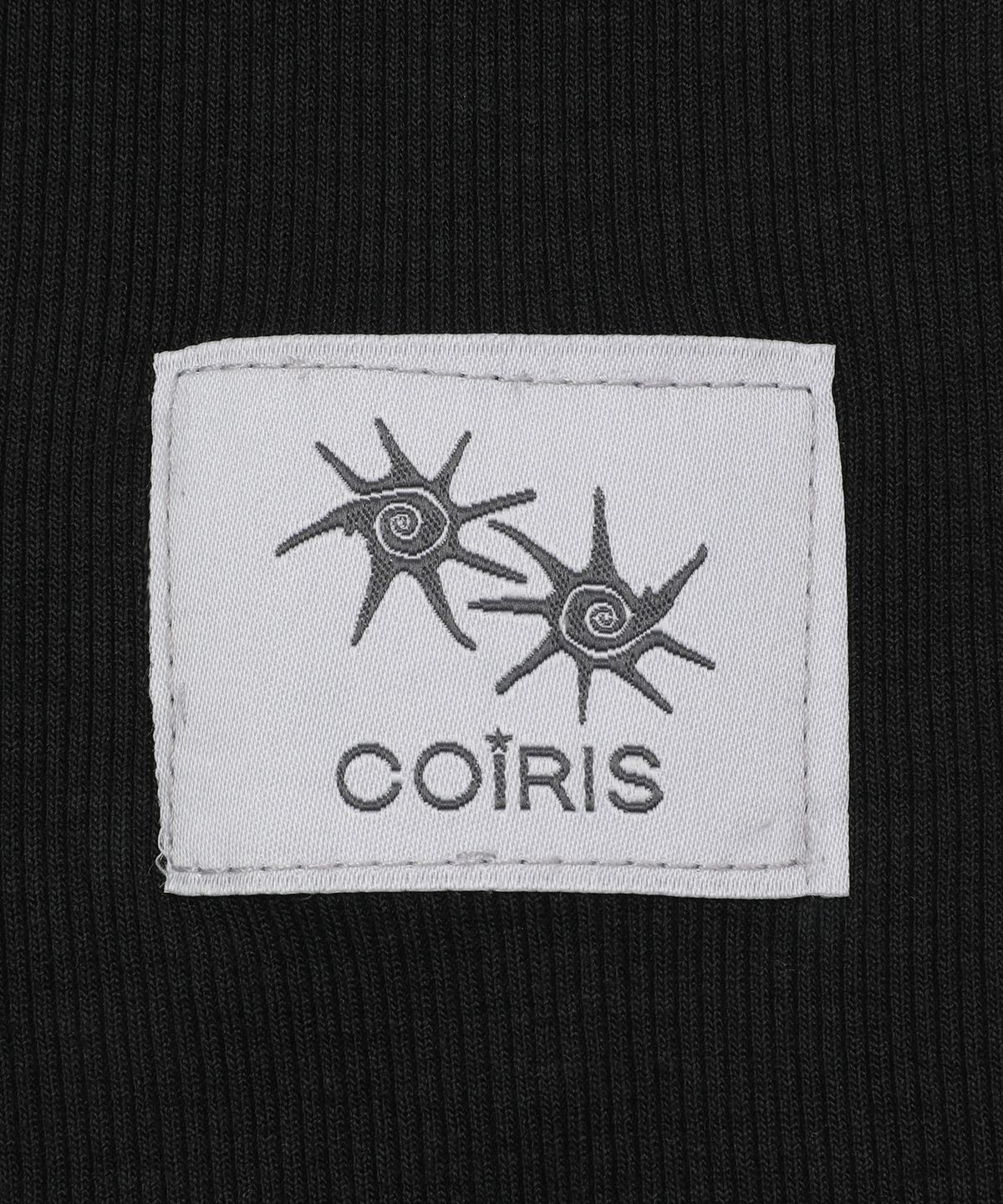 코이리스(COIRIS) 라세 레이스 크로스 브이넥 긴팔 티