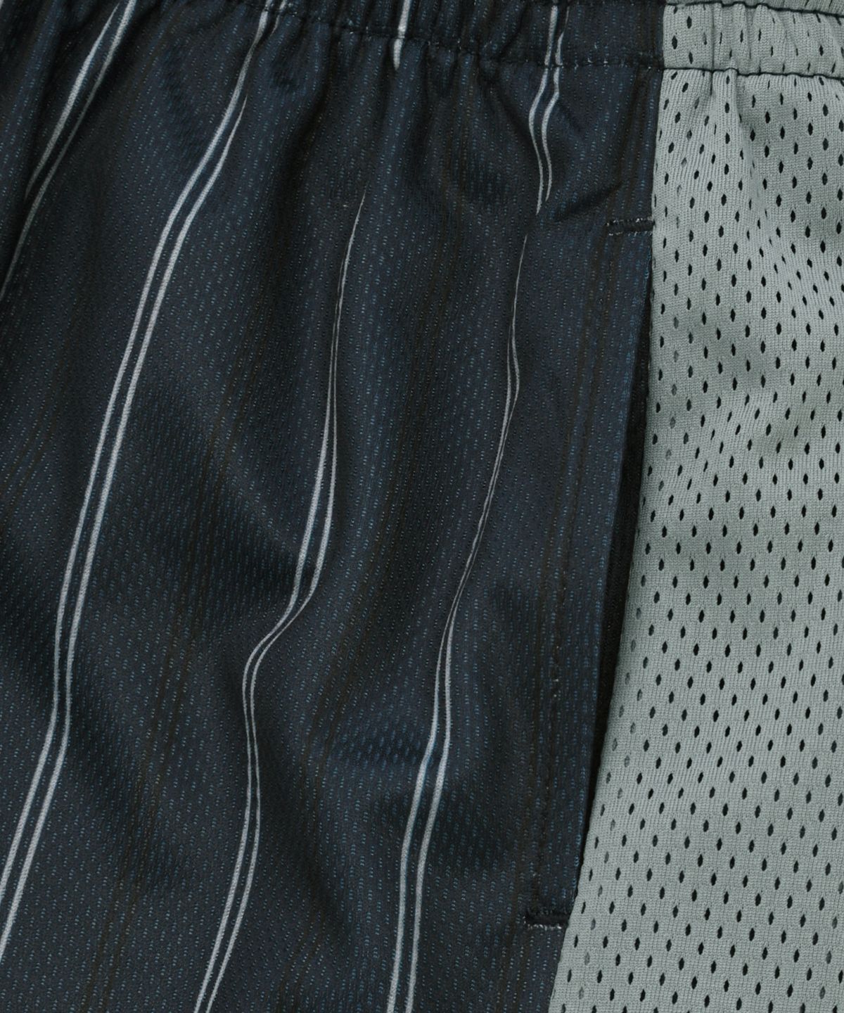 브라운브레스 키즈(BROWNBREATH KIDS) KIDS STRIPE MESH SHORTS - NAVY