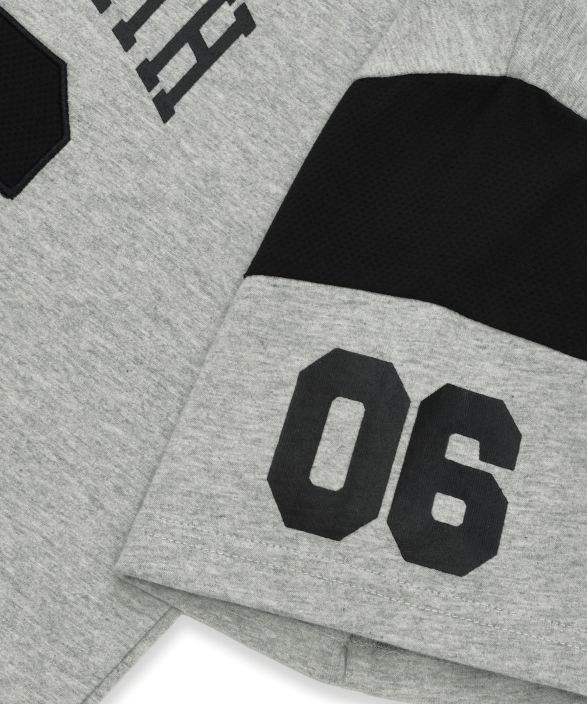 브라운브레스 키즈(BROWNBREATH KIDS) KIDS BB06 MESH PANEL TEE - M/GREY