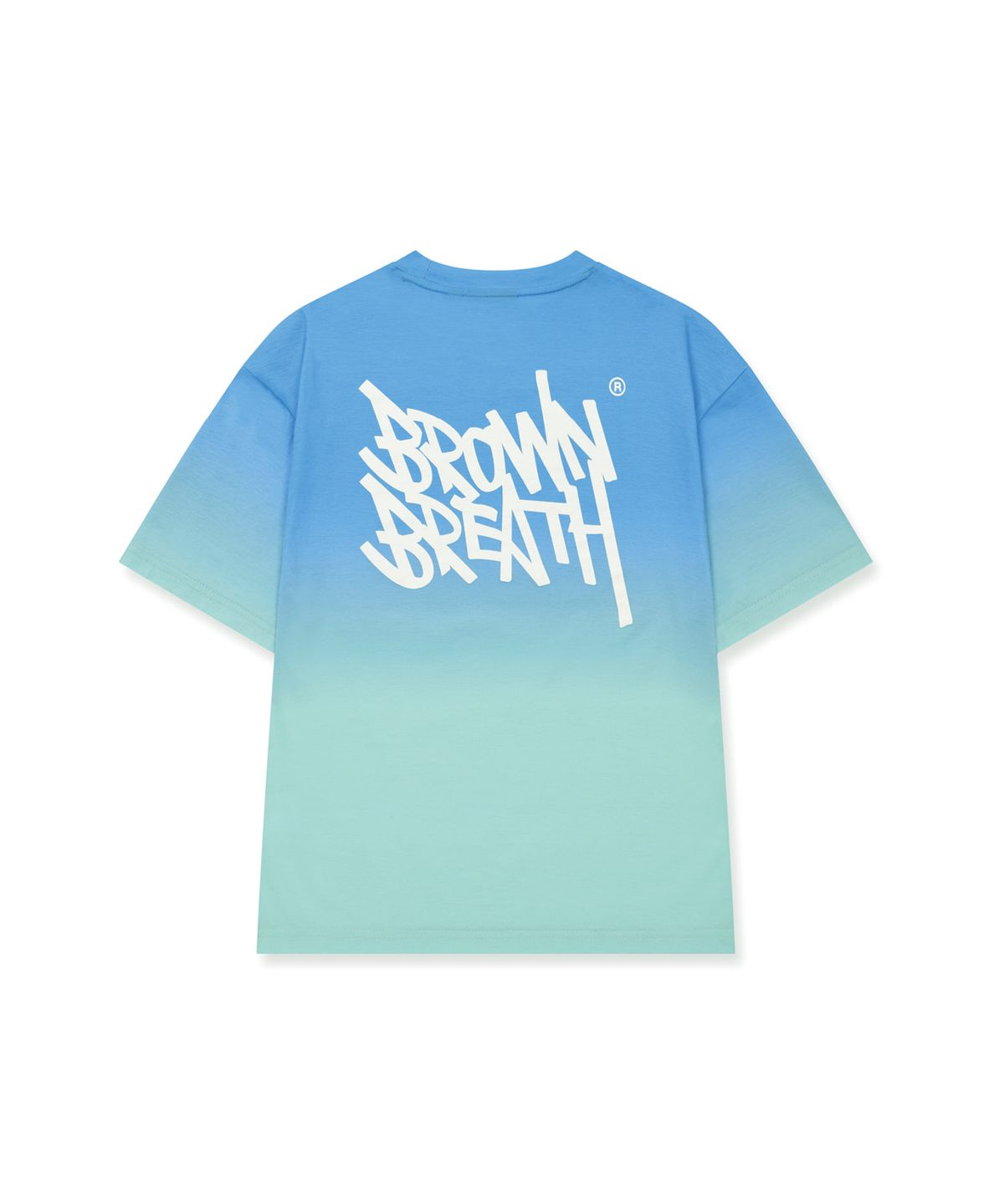 브라운브레스 키즈(BROWNBREATH KIDS) KIDS GRADIENT TAG TEE - BLUE